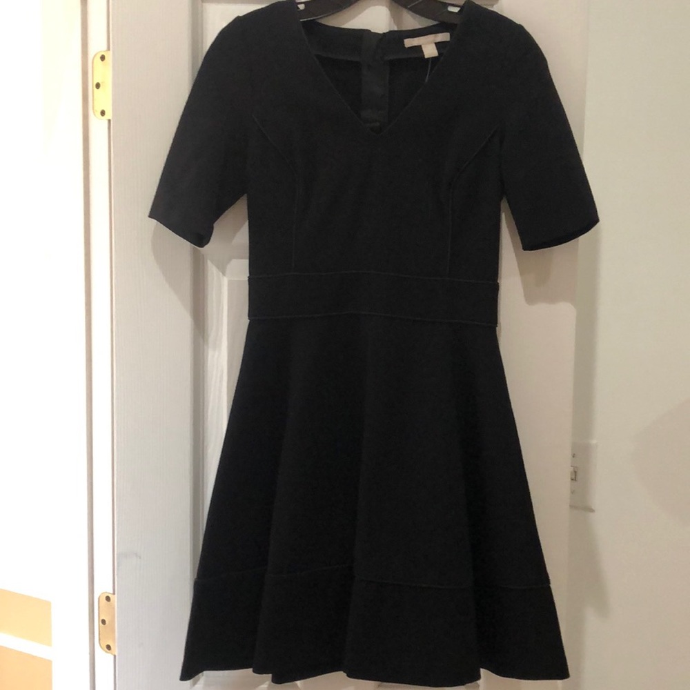 NWOT Banana Republic 3/4 sleeve black dress